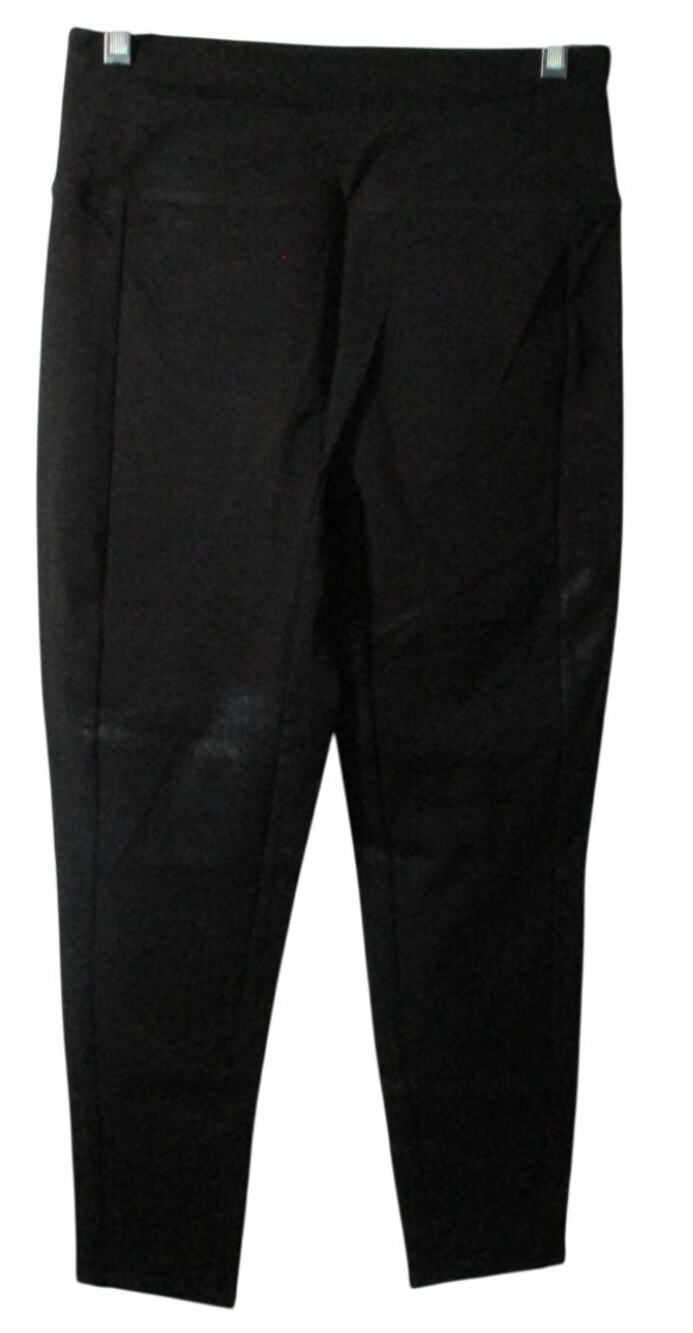 Zuda Women's Black Stretch Wide Band Exercise Yoga Pants NWOT Size Medium
